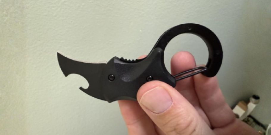 Folding Multitool Knife Keychain Only $4.99 on Amazon