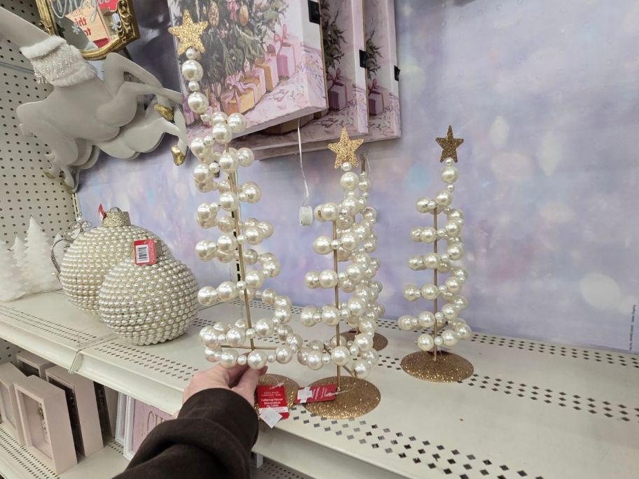 Pearl Tree Tabletop D&eacute;cor on shelf in store