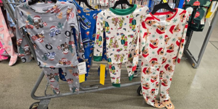 Walmart Holiday Character Toddler Pajamas Only $9.98 – So Many Styles!