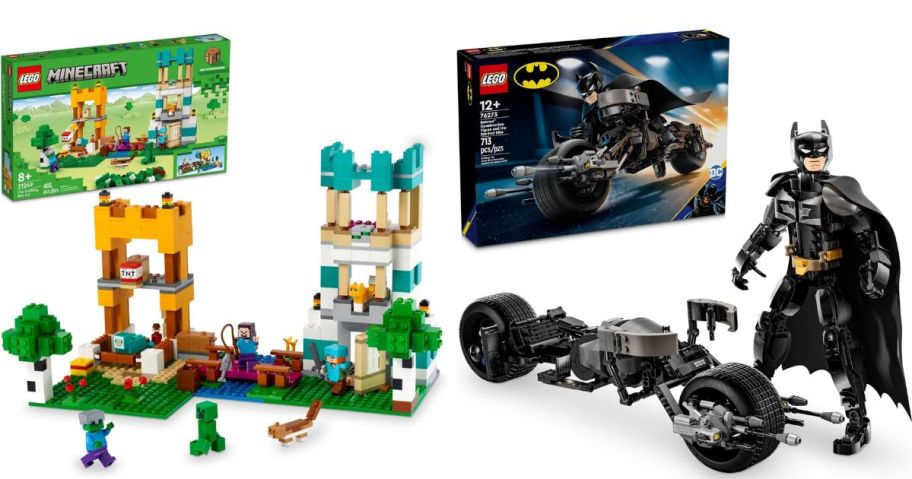 stock image of different LEGO sets 
