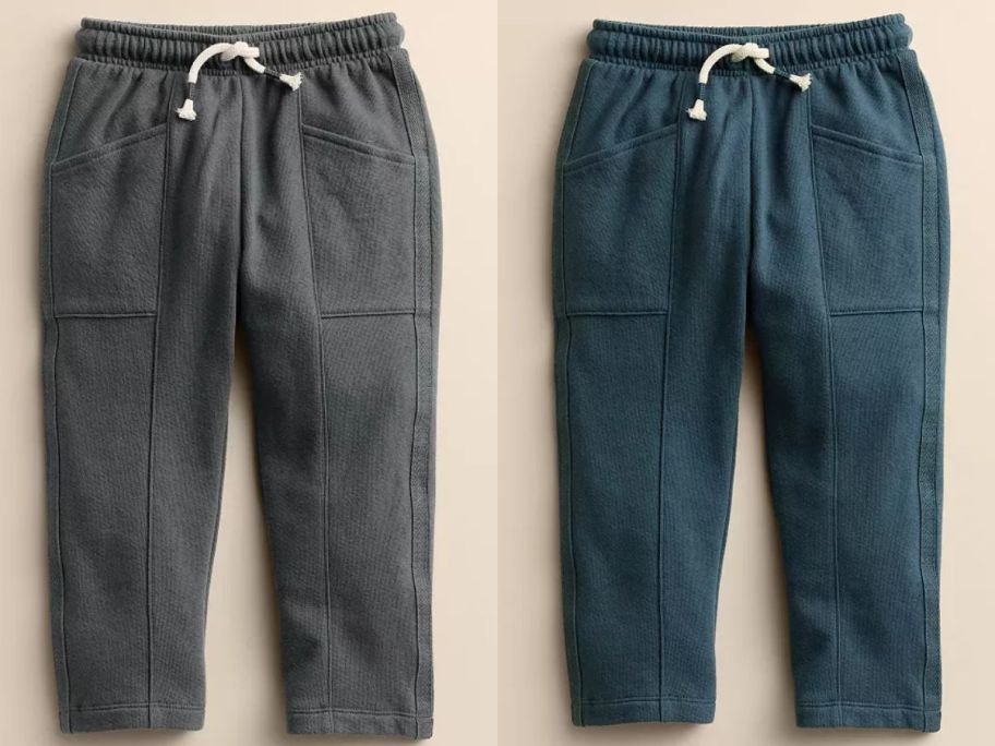 Two pairs of Little Co baby pants