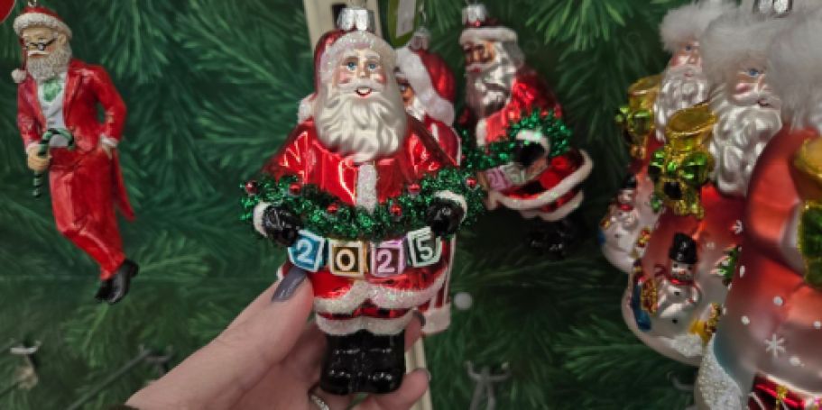 Up to 65% Off Michael’s Christmas Ornaments | Festive Santas from $3.99!