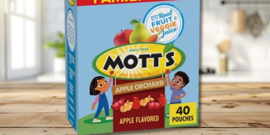 Mott’s Fruit Snacks 40-Count Box Only $5.98 Shipped on Amazon (Reg. $10.50)
