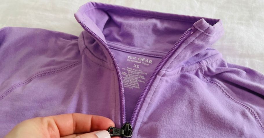 A light purple Tek Gear Essentials Jacket
