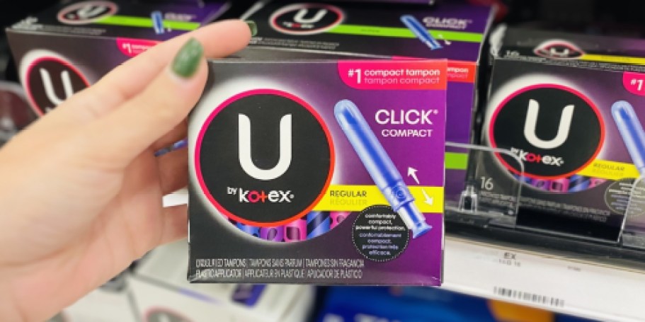 WOW! Kotex Tampons 45-Count Only $4.88 Shipped on Amazon (Reg. $13)