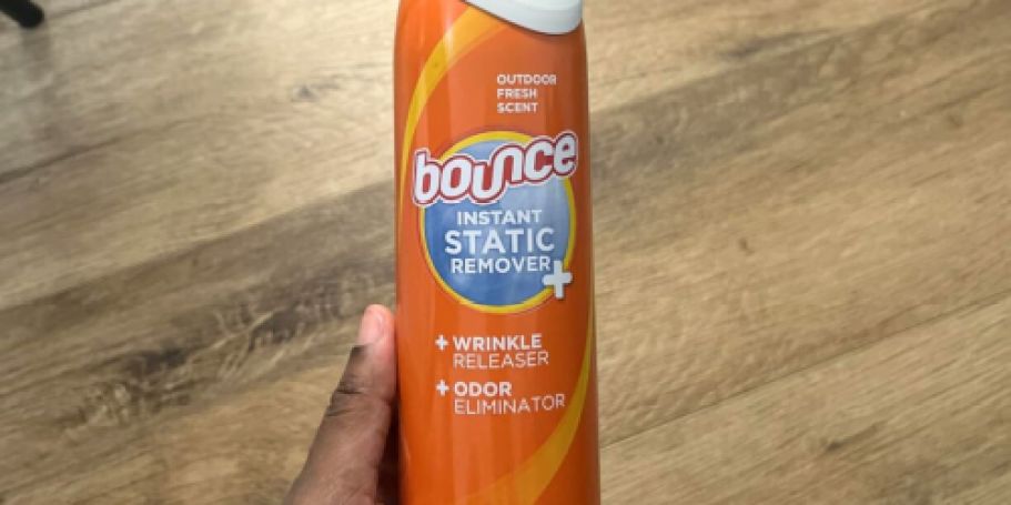 Bounce Instant Static Remover Spray Only $2.55 Shipped on Amazon (Reg. $7)