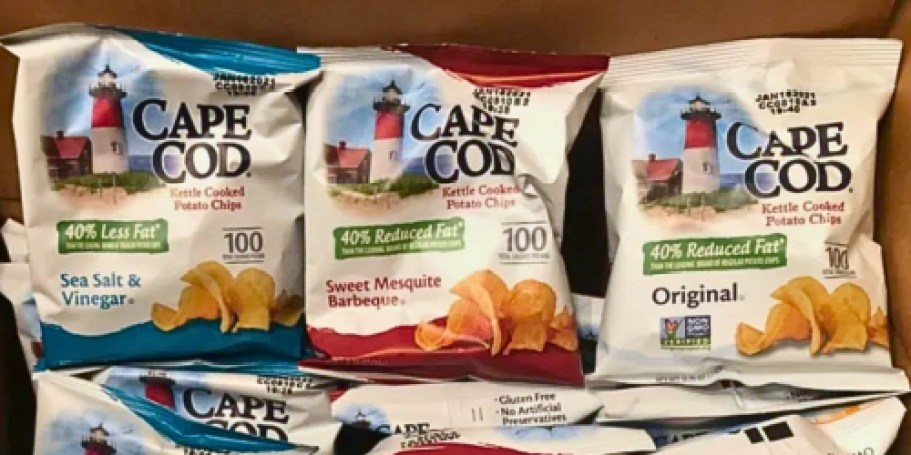 Cape Cod Chips Snack Bags 10-Count Only $3.60 Shipped on Amazon