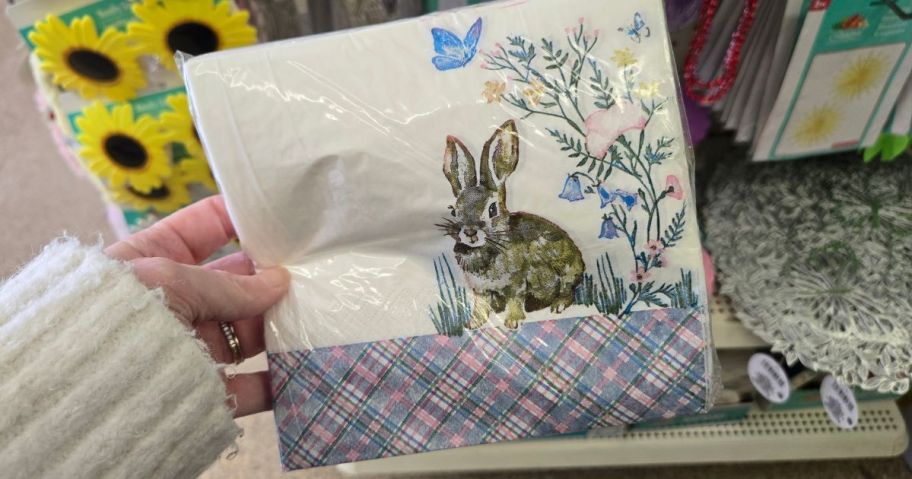 Seasonal Collection Easter Lunch Napkins 24-Pack in hand in store