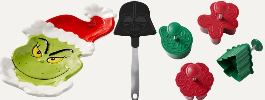 spoon rest. flex turners and cookie thumbprint cutters