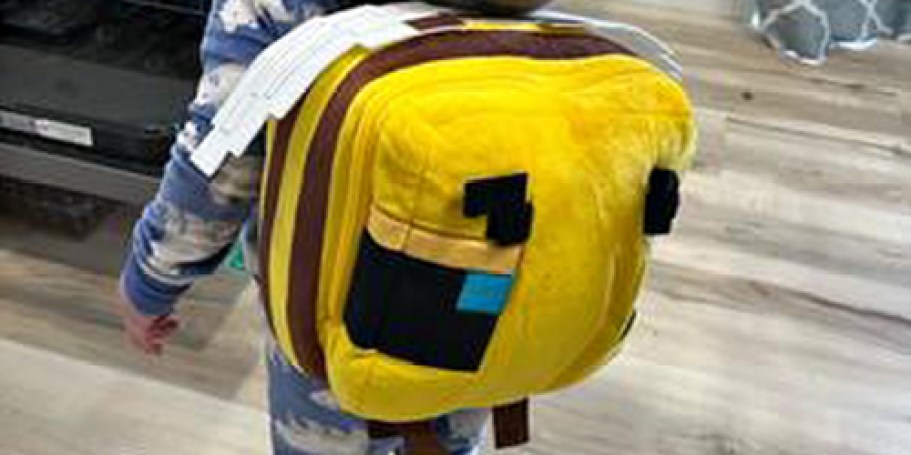 Plush Minecraft Backpacks from $5.60 on Walmart.com (Reg. $16)