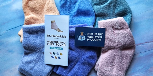 Moisturizing Heel Socks 2-Pack Only $6.49 Shipped for Prime Members