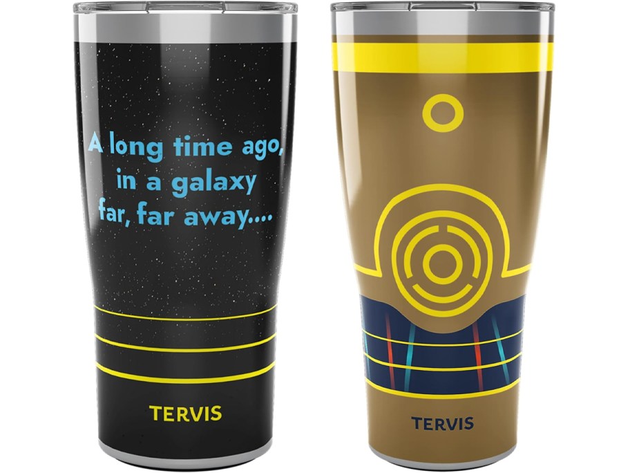 black and gold star wars tumblers