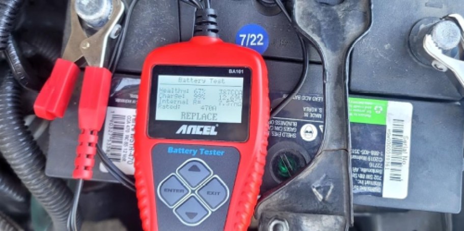 Don’t Get Stranded: Car Battery Tester Only $29 Amazon (Reg. $46)