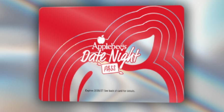 Last Chance to Sign Up for Applebee’s $100 Date Night Pass ($600 Worth of Food & Drinks)