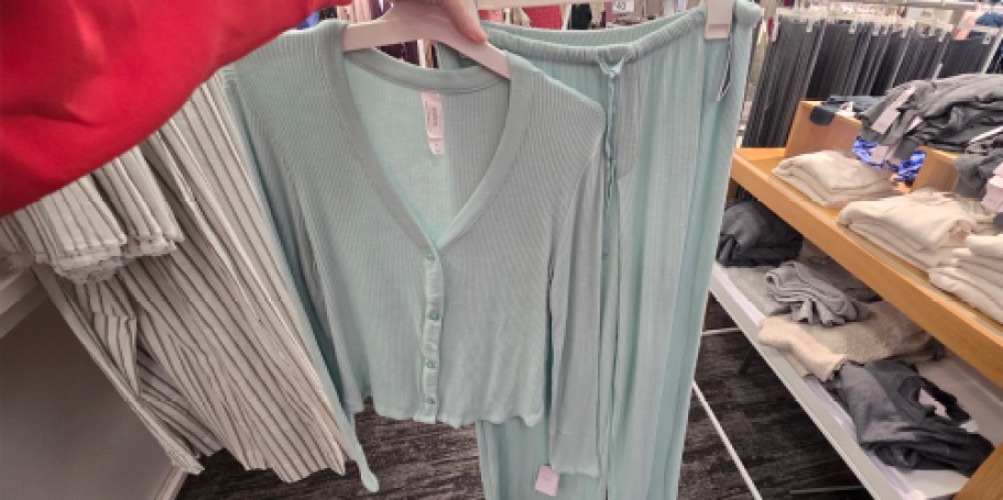 NEW Women’s Cozy Ribbed Pajamas at Target