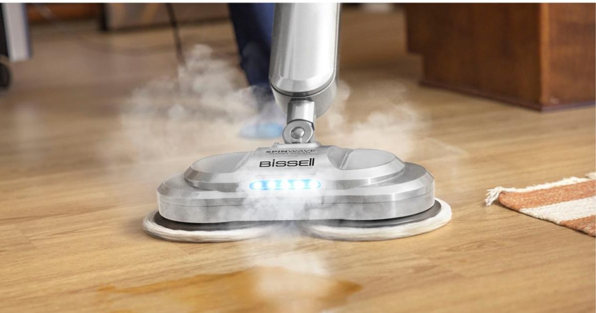 Bissell SpinWave Steam Mop from $87.99 Shipped (Reg. $160) – Cleans & Sanitizes w/ JUST Water