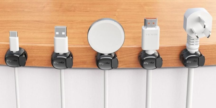 Charging Cable Organizer Clips 8-Pack Just $3.98 on Amazon (These Are Going Quickly!)