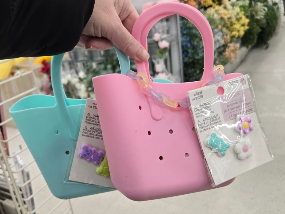 Creatology Purses in pink and blue