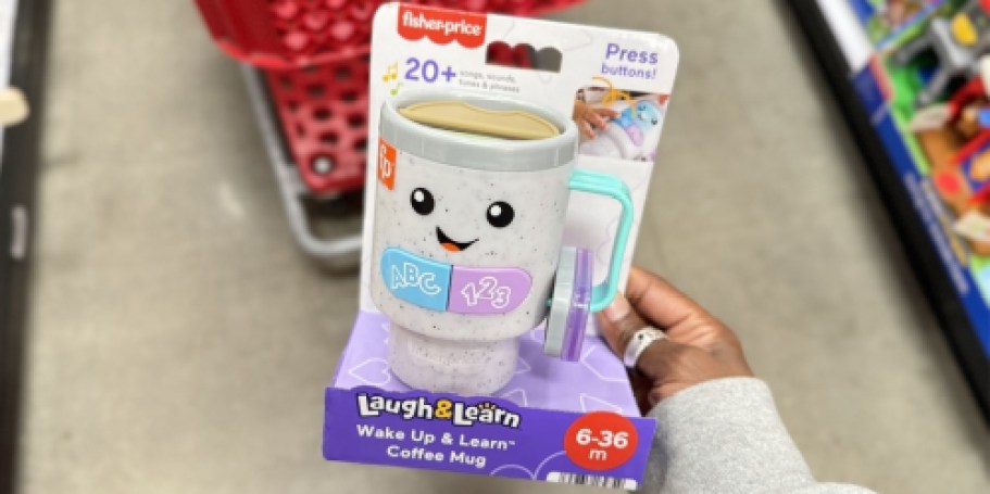 Fisher-Price Laugh & Learn Coffee Mug Just $5 at Target (Fun Easter Basket Filler!)