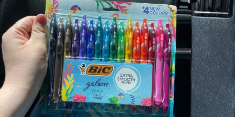 BIC Gel Pens 16-Pack Only $10.80 Shipped on Amazon (Reg. $27)