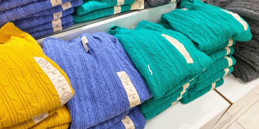 GO! Up to 85% Off JCPenney Women’s Sweaters | Prices from $5.69