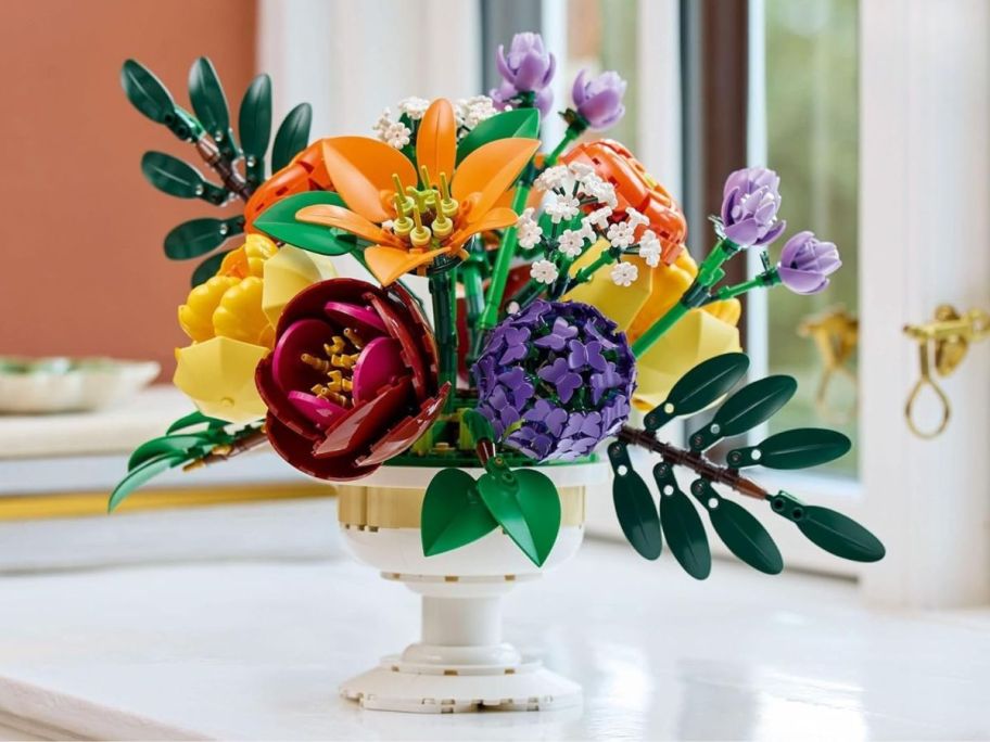 LEGO Botanicals Flower Arrangement on table