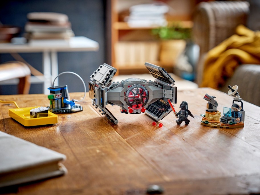 LEGO Star Wars Smart Play Darth Vader set. on a table.