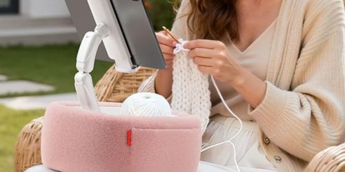 Amazon Has This Hands-Free Tablet Pillow Stand on Sale & It’s So Practical