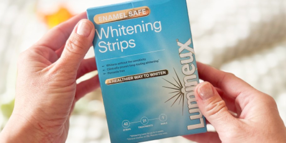 Peroxide-Free Teeth Whitening Strips Just $1.10 Per Treatment (Hip2Save Tested!)