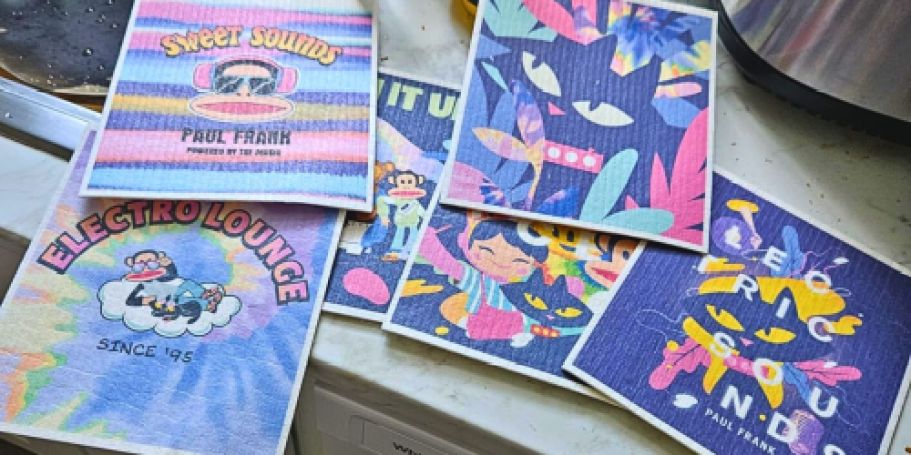 Paul Frank Swedish Dishcloth 6-Pack Only $2.49 Shipped on Amazon