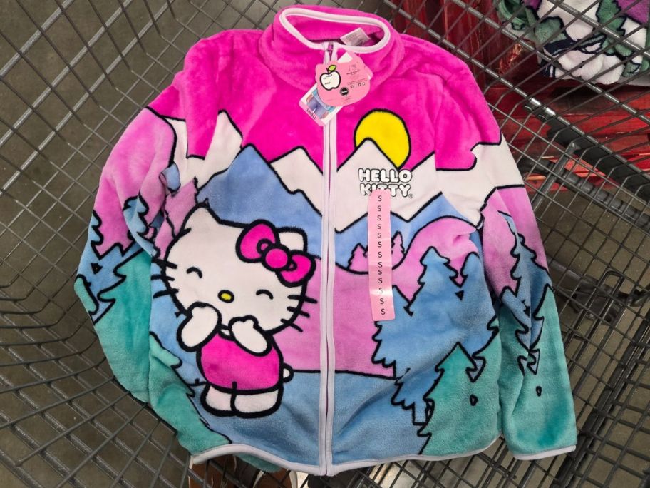A jacket featuring Hello Kitty
