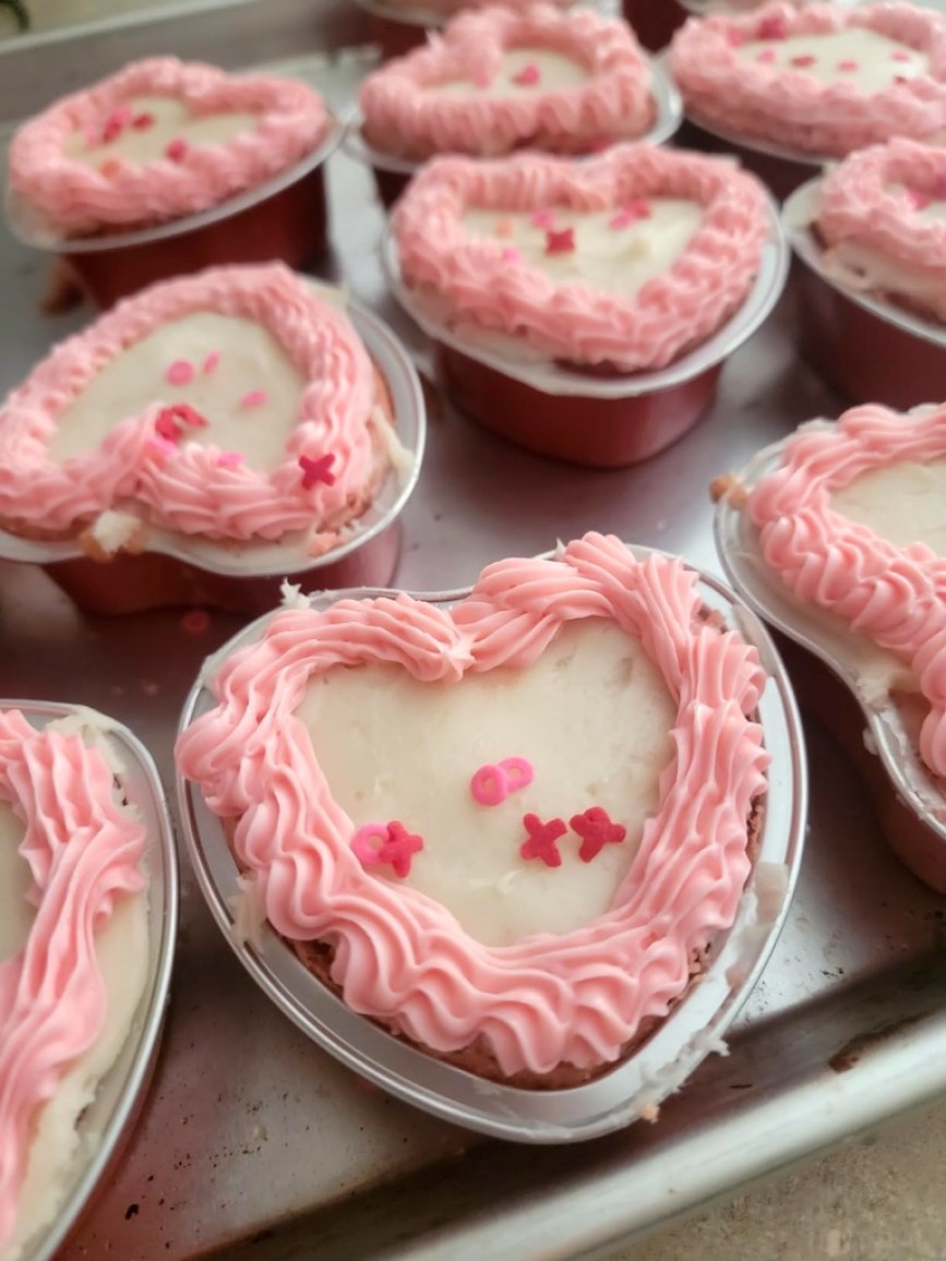 heart cake pans 