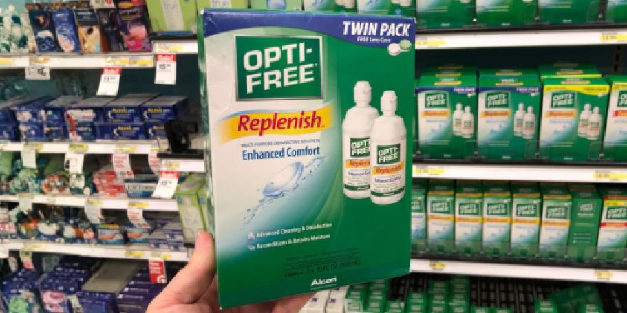 Opti-Free Contact Lens Solution 2-Pack Only $5 Shipped on Amazon (Reg. $16)