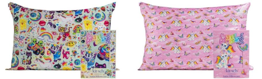 Lisa Frank x Kitsch pillowcases