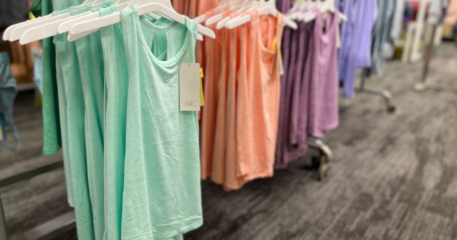 all in motion tank tops in store