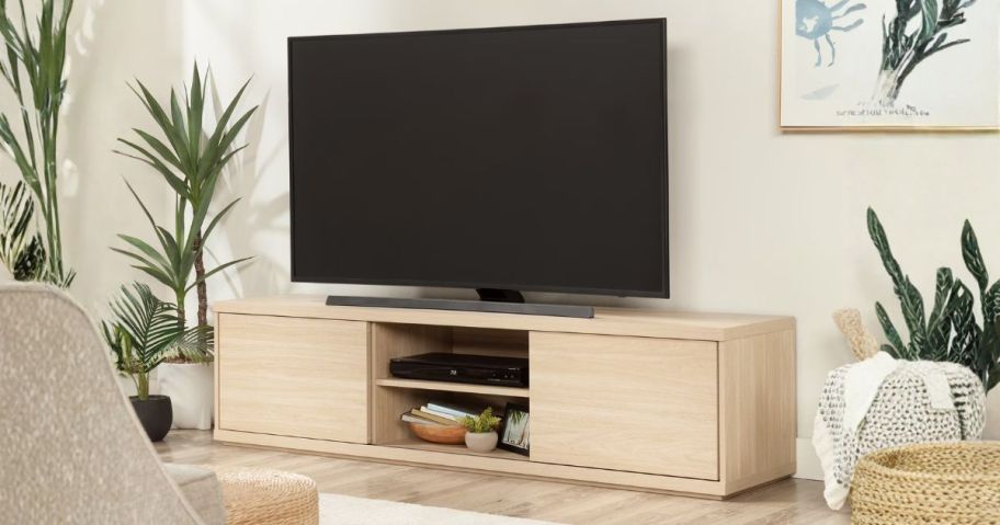 tv stand in living room