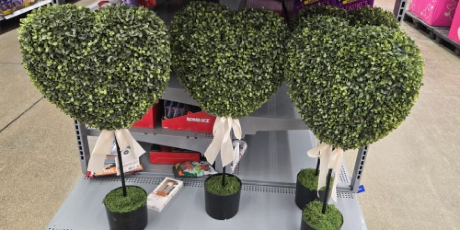 WOW! My Texas House Heart Topiaries Just $11 at Walmart (Reg. $45)