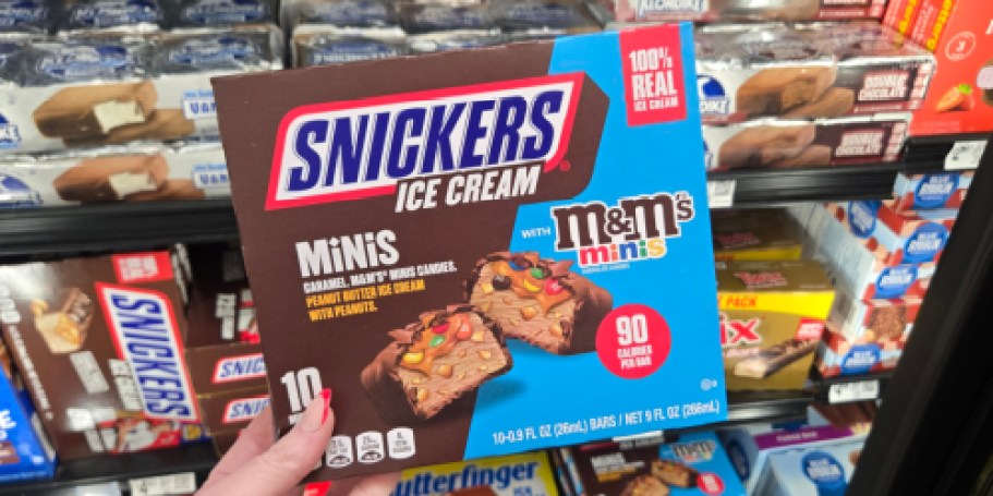 NEW Snickers Ice Cream Minis 10-Pack Just $4.67 at Walmart