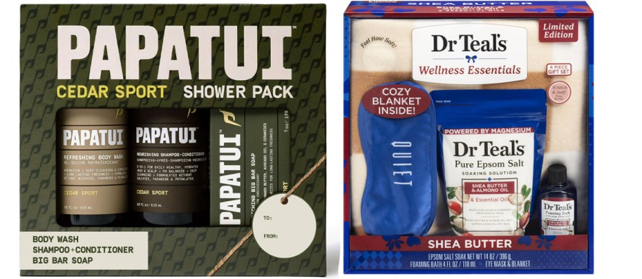 papatui and dr teals giftsets 