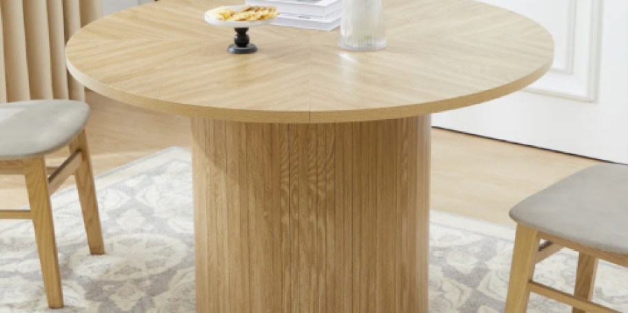 Wayfair Pedestal Dining Table Only $222.99 Shipped (West Elm Look for Hundreds LESS!)