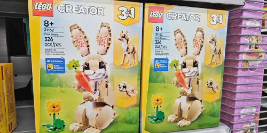 LEGO 3-in-1 Bunny Set Only $15.97 on Amazon | Perfect for Easter