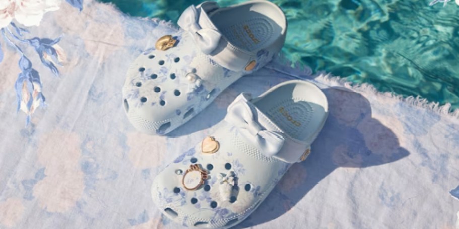 LoveShackFancy Crocs & Jibbitz Available Now (Selling Out Fast!)
