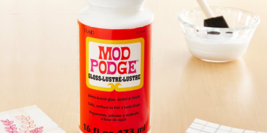 Mod Podge 16oz Just $4.79 on Amazon (Great for Crafting!)