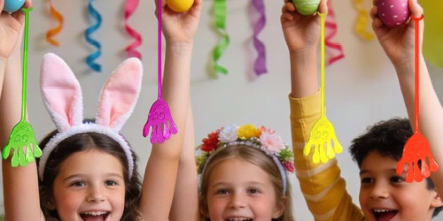 Sticky Hands 48-Packs from $4 on Amazon (Non-Candy Egg Filler)