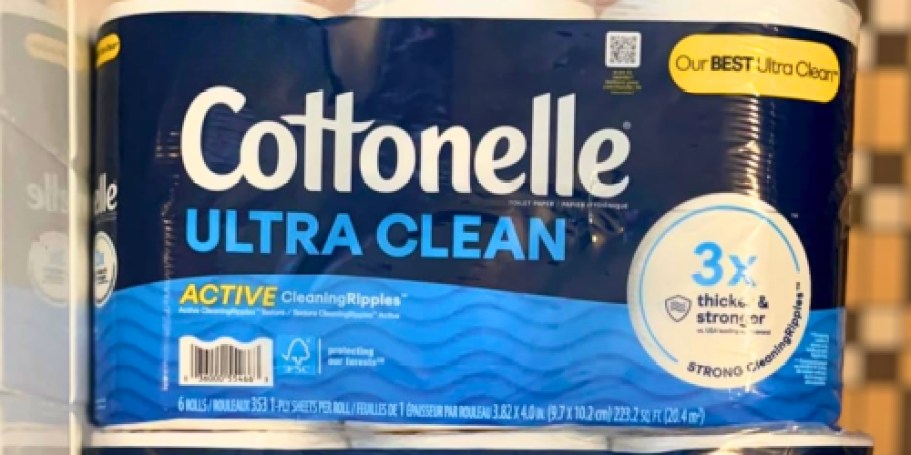 Cottonelle Toilet Paper Mega Rolls 32-Count Just $22.61 Shipped on Amazon (Reg. $35)