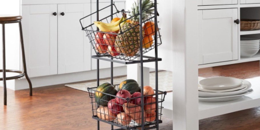 Sam’s Club 3-Tier Wire Basket Stand Only $29.85 (Perfect for Kitchens, Bathrooms, & More)