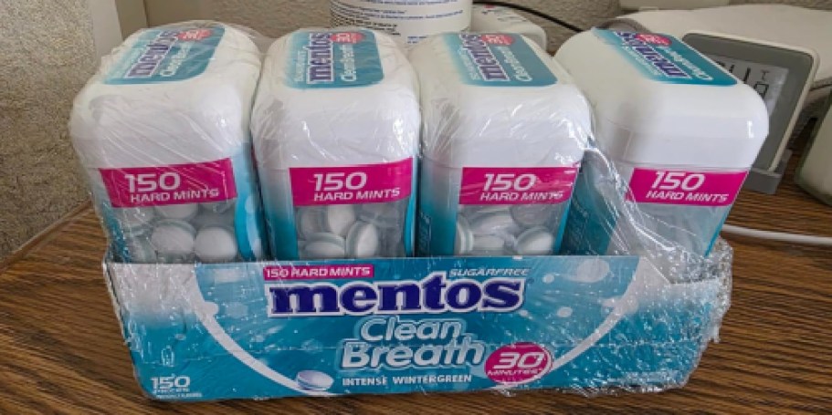 EIGHT Mentos Clean Breath Mints 150-Count Packs $17.96 Shipped on Amazon