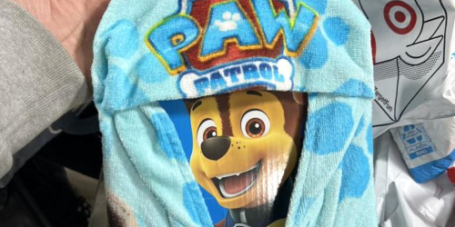 Kids Hooded Towels Only $7 on Target.com | Marvel, Disney, Bluey, & More