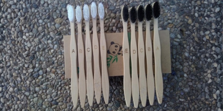Bamboo Toothbrush 10-Pack Only $3 Shipped on Amazon