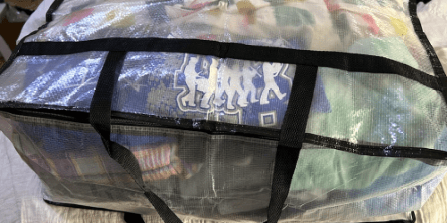 Clear Under Bed Storage Containers 4-Pack Just $10 Shipped for Prime Members